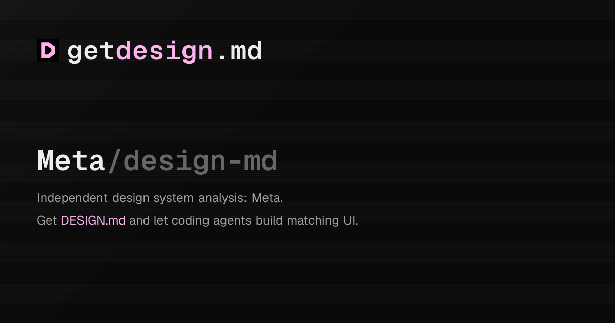 Design System Analysis: Meta