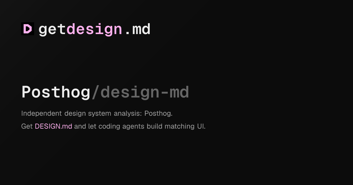Design System Analysis: PostHog